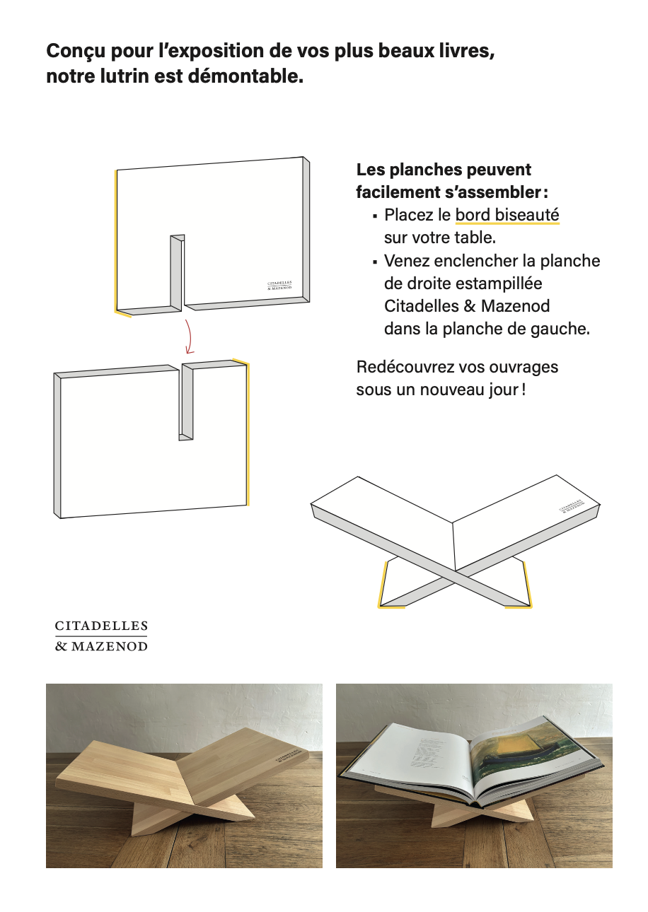 Lutrin en bois de hêtre